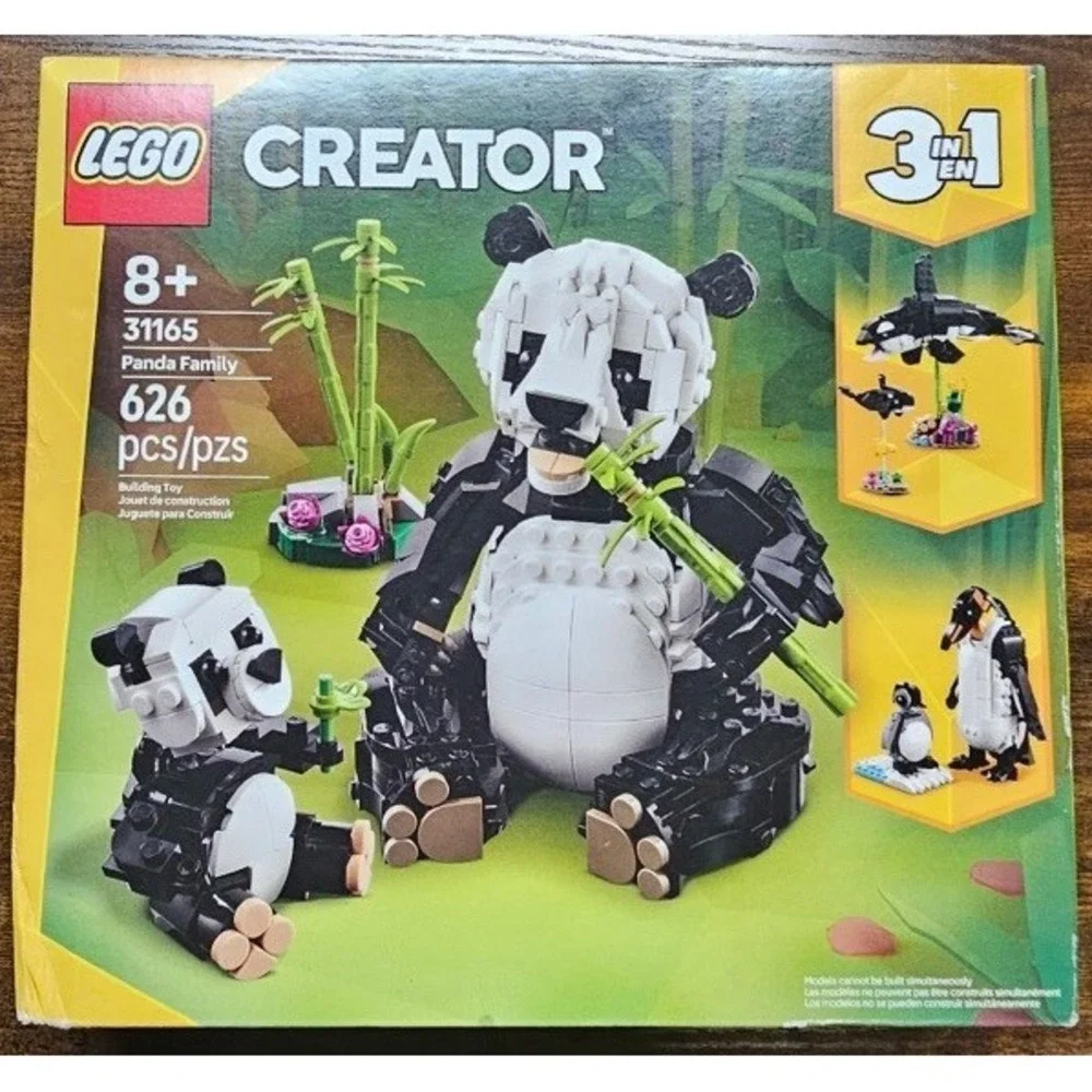 LEGO Creator 3 in 1 Wild Animals Panda Family 626 Pcs 31165 New